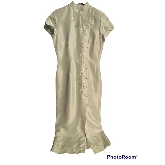 David Warren Dresses & Skirts - NWT Vintage David Warren New York 100% Silk Embroidered Asian Style Dress